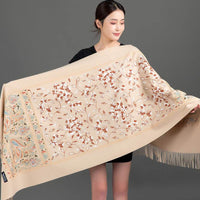 Scarf Shawl Cashmere Warm Cheongsam Outerwear
