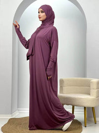 Women's Muslim Robe Polyester Fiber