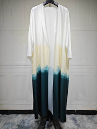 Muslim Clothing Coat Tie-dyed Cloak