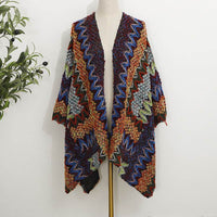 Bohemian Pocket Knit Shawl Outer Match