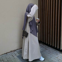 Middle East Solid Color Big Headscarf