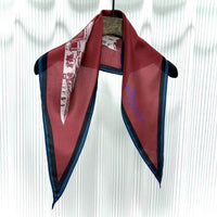 Diamond Neckerchief Crepe De Chine Scarf