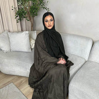 Women's Solid Color Casual Middle East Dubai Turkey Dress