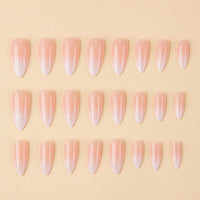 Almond Type Nail Sticker Simple Gradient
