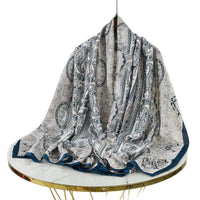 Cashew Printed Ethnic Style Scarf Shawl For Women
