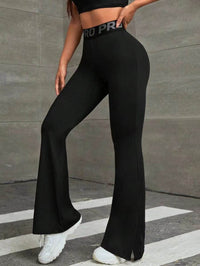 High Waist Flared Hip Raise Slimming Belly Contracting Wide Leg Pants