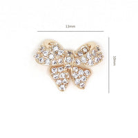 Bow Zircon Nail Ornament Zircon