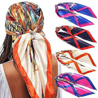 Square Printing Real Silk Scarf