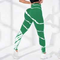 Tie-dye Stripes Seamless Yoga Pants Hip Lifting Sport