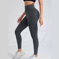 Sports Cycling Pants Quick-drying Yoga Pants High Waist Hip Lift Slim Fit Fitness Pants