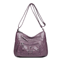 Multi-pocket Soft Leather High-grade Shoulder Bag