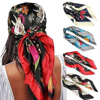 Square Printing Real Silk Scarf