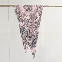 Twill Silk Scarf Women's Light Luxury