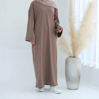 Dubai Middle East Turkey Solid Color Hoodie Dress