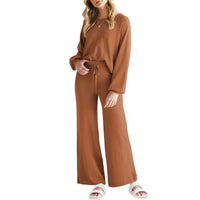 Casual Slimming Long-sleeved Trousers Thin Two-piece Suit