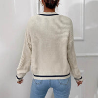Autumn New Casual Loose Knitted Top