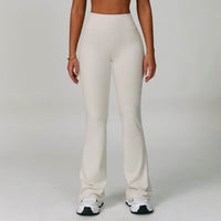 Sports High Waist Hip Lift Wide Leg Outerwear Bell-bottom Pants