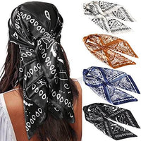 Square Printing Real Silk Scarf
