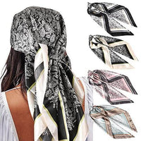 Square Printing Real Silk Scarf