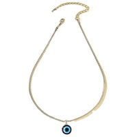 Fashion Color Eye Necklace Clavicle Chain