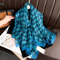 Thin Yourou Yarn Begonia Scarf Shawl