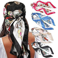 Square Printing Real Silk Scarf