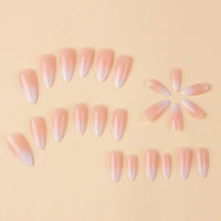 Almond Type Nail Sticker Simple Gradient