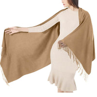 Women's Cashmere Shawl Solid Color Scarf