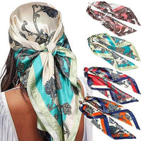 Square Printing Real Silk Scarf