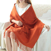 Women's Cashmere-like Plaid Scarf Fashionable Warm