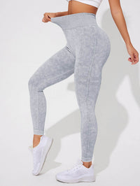 Seamless Yoga High Waist Belly Contracting Sports Tights