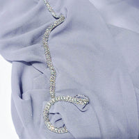 Light Diamond Chiffon Solid Color Women's Toe-covered Scarf
