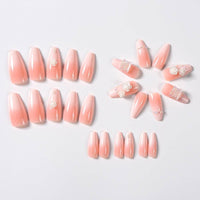 Ice Crystal Multilayer Bow Nail Tip 3 Dstereo Nail Sticker