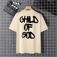 Personality Letter Pattern Oversized T-shirt Men