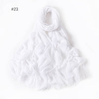 Women's Fashionable Thin Modal Monochrome Rayon Breathable Shawl Scarf