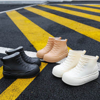 Rain Student Outer Wear Fashion Casual Short Tube Rubber Boots