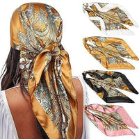 Square Printing Real Silk Scarf