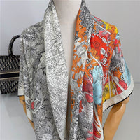 Silk-like Wool All-matching Warm Shawl Scarf