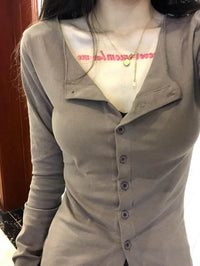 Sweet And Spicy Waist Trimming Shirt Women