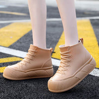 Rain Student Outer Wear Fashion Casual Short Tube Rubber Boots
