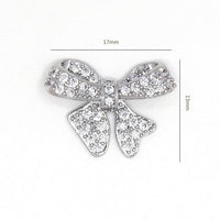 Bow Zircon Nail Ornament Zircon