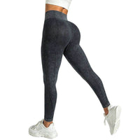 Nude Feel High Waist Hip Lifting And Belly Contracting Fitness Seamless Sports Pants