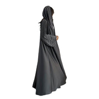 Arab Dubai Turkey Exquisite Embroidery Embroidery Coat With Headscarf Two Pieces