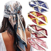 Square Printing Real Silk Scarf