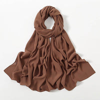 Corner Cathetus All-match Chiffon Headcloth
