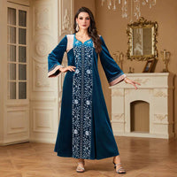 Middle East Women's Clothing Stitching Muslim Dress