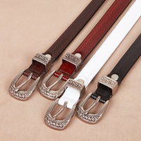 Women's Fall Winter Fashion Matching Jeans Casual Pin Buckle Temperament Belt