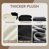 Autumn And Winter Fleece-lined Outer Wear High Waist Warm Pants For Women