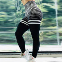 Multi-color Printed Women's Tight High Waist Trousers