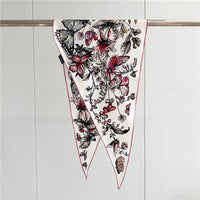 Twill Silk Scarf Women's Light Luxury